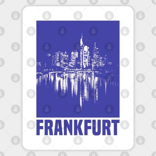 Frankfurt Sticker by Den Vector